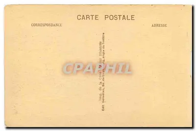 Stara pocztówka Cote d'Azur Toulon Widok ogólny Statki — Rewers