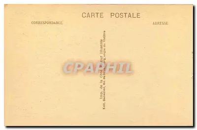 Toulon - Plac Wolności, palmy — Wybrzeże Azury, wydawca Imp. de la Côte d'Azur — Rewers