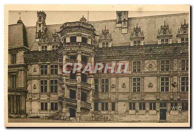 Castelo de Blois — Escada de Francisco I — Edição d'Art YVON, Paris