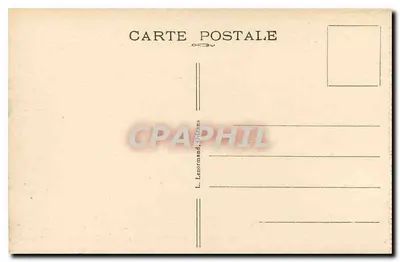 Château-Vieux — Os Grandes Castelos das Margens do Loire — série 17 — reprodução litográfica — Verso