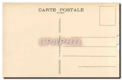 Amboise (Loire) — O Castelo (Monumento Histórico) — Estilo Renascentista — Editor L. Lenormand, Orléans, n°2 — Verso