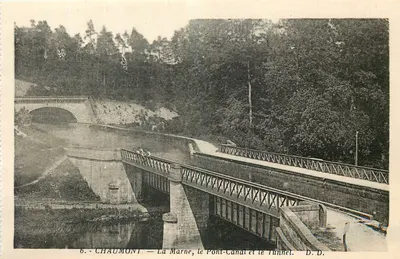 Chaumont — A Marne, o Ponte-Canal e o Túnel — D.D.
