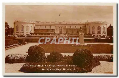 Deauville, A Praia das Flores e o Casino — Vista dos Jardins (Wybo arch.) — LL. n° 236