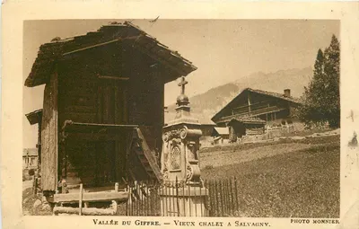 Vale do Giffre — Velho chalé em Salvagny — Foto Monnier