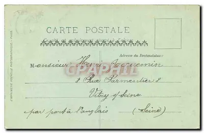 Fontainebleau — Il Palazzo — La Corte degli Addii — LL — Verso
