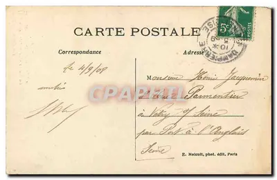 Castelo de Dampierre — A Estátua de Prata de Luís XIII por Rude — E. m. — n° 2469 — Verso