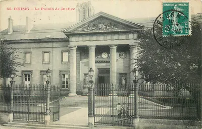 Reims — O Palácio de Justiça — Editor desconhecido, n° 65