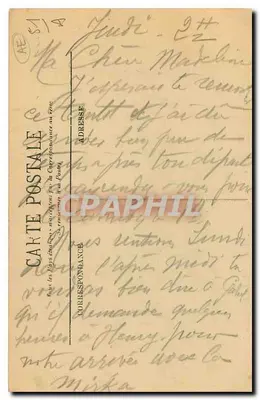 Reims — O Palácio de Justiça — LL. n°45 — Verso