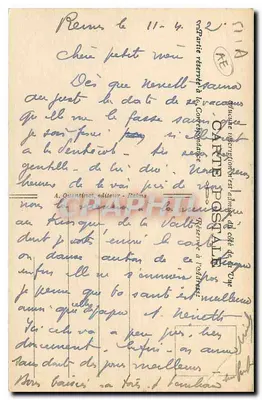 Reims — Kiosque do Jardim da Patte d'Oie — série 109 — Verso