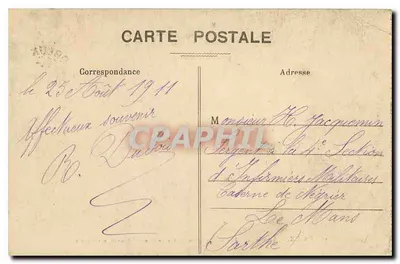 Dreux - Capela Saint-Louis - Túmulo do Príncipe Henri d'Orléans, por Mercié — Verso