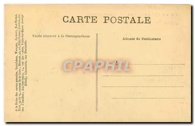 Chamonix — Die Aiguille Verte und der Glacier du Géant — Verlag nicht sichtbar — Rückseite