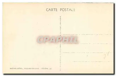Bauphiné - Trasa do Combe-Laval, Las Lente — nieznany wydawca — Rewers