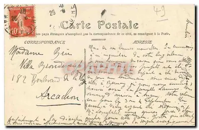 Angers — Hotel Pincé. — Editor: L'Imprimerie de l'Industrie (L'IN) — Verso