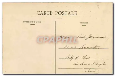 Castelo de Maintenon — Vista tirada da Piscina — Editor Cli Foucault, série 41 — Verso