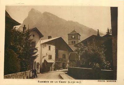 Samoëns e o Criou (2.250 m.) — Foto Monnier