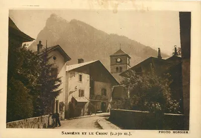 Samoëns e o Criou (2.250 m.) — Photo Monnier