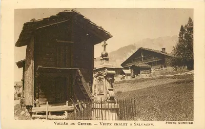 Vale do Giffre — Velho chalé em Salvagny — Foto Monnier