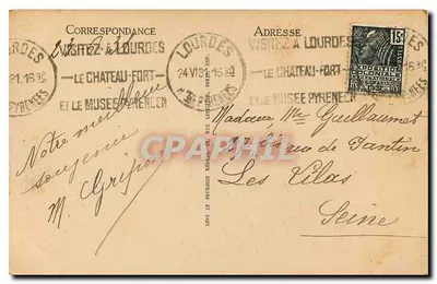 Lourdes. Grota — LL 207 — wydawca LL — Rewers