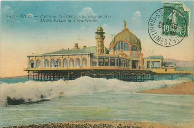 Nice — Palácio da Jetée por um golpe de mar — editor não visível, n° de série 104