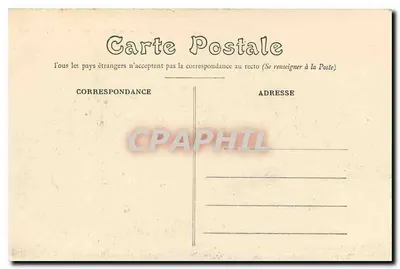 Bourges — Vista Central tirada do Palácio Jacques-Cœur — Editor E.M.B. n°402 — Verso