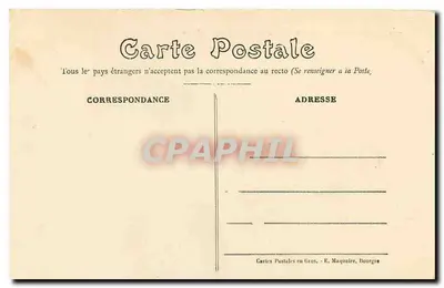 Bourges — Katedra — Widok z ogrodu Hôtel de Ville — E. Maquaire, n°205 — Rewers