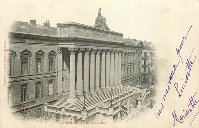 St-ÉTIENNE — Palácio de Justiça — Edição Nouvelles Galeries, St-Etienne