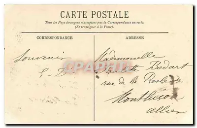 Lourdes. Procesja na Esplanadzie — LL. — n° 98 — Rewers