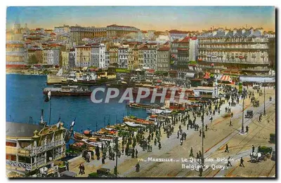 Marseille — Quai des Belges — Quay Belgów — Wydawnictwo 'La Cigogne'