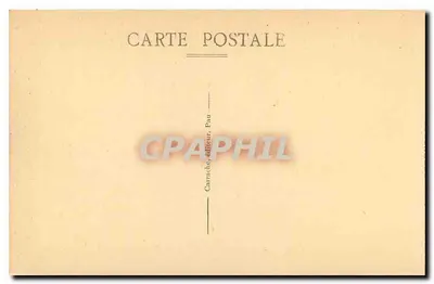 Pau — O Castelo Henri IV e o Gave — Carrache, editor, Pau — Verso
