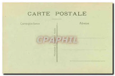 Onze Lieve Vrouw van Liesse — Kasteel van Marchais — Fototipie J. Brennime, Reims — Achterkant