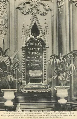 Basílica de Nossa Senhora de Liesse — Relíquia da Santa Virgem — Phototypie J. Bricain, Reims