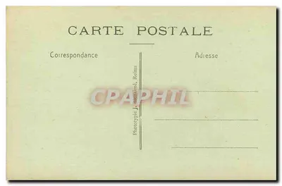 Notre-Dame de Liessé — Place du Calvaire — Reprod. Impr. Reims — Achterkant