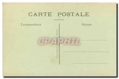 Nossa Senhora de Liesse — Rua de Montcornet — Fototipia J. Beaulime, Reims — Verso
