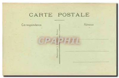 Notre-Dame de Liesse — La Fontaine Miraculente il y a un studio — Phototypie J. Beaumine, Reims — Achterkant