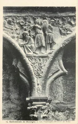 Catedral de Bourges — As Colheitas (História de Noé)