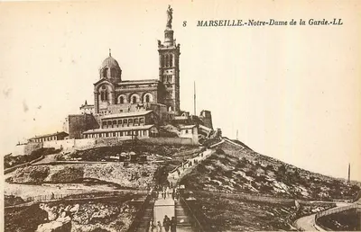 मार्सिले.-नोट्र-डॉम डी ला गार्ड.-LL — प्रकाशक LL, संख्या 8