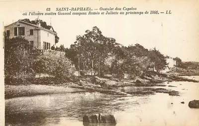 Saint-Raphaël — Oustalet du Capelou — onde o ilustre mestre Gounod compôs Romêo e Julieta na primavera de 1866 — LL