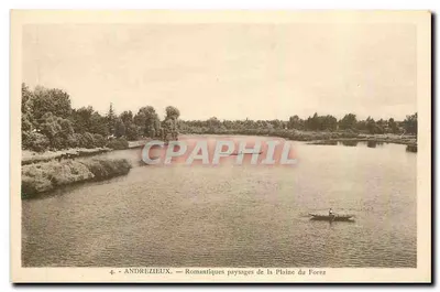 Andrezieux — Paisagens românticas da Planície do Forez — Edit. "La Cigogne", pt. de Vichy