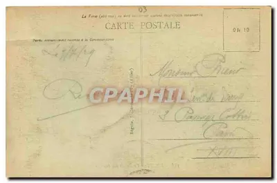 Vichy - O Palácio das Fontes — editor anônimo, n° de série 358 — Verso