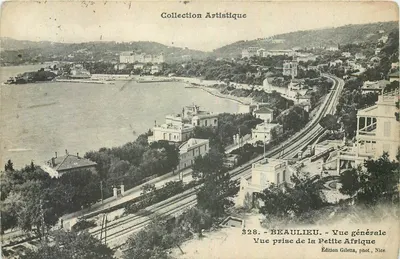 Beaulieu — Vista geral da Petite Afrique — Edição Giletta, fot., Nice