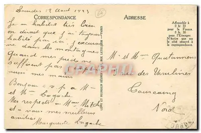 Okolice Cauterets — La Raillère - Wodospad Latour — LL. nr 125 — Rewers