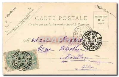 Lourdes. Conjunto da Basílica e do Rosário — V.P. Paris N. 30. — Verso