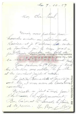 Toulouse — Hôtel de Ville — Éditeur Elfe, n° 508 — Rewers