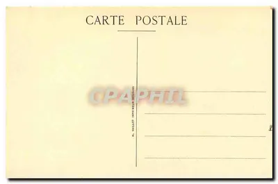 Larchant — La iglesia vista desde el norte — H. Vallot, Editor en Mercours — Reverso