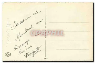 Zasnieżone wioski — wydawca CSA, n° 542 — Rewers