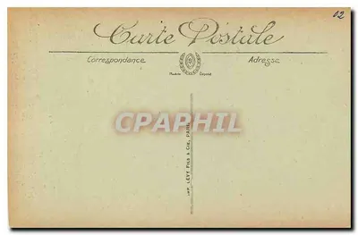 As ruínas da Grande Guerra — Detalhe de uma abóbada do castelo — Edição das Nouvelles Galeries — Laon — Verso