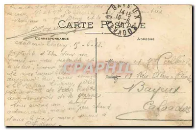 Château-Thierry — Wieża i Brama Beauvais — Na starożytnym Zameku — Edit J.B. n°58 — Rewers