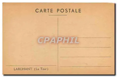Larchant (La Tour) — vista da torre — Verso