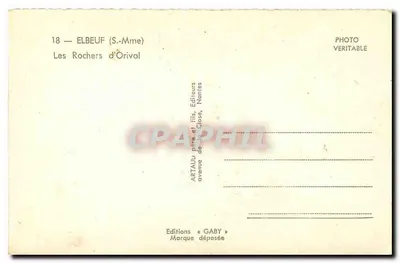 Les Rochers d'Orival — Elbeuf — Éditions Gaby — Rewers