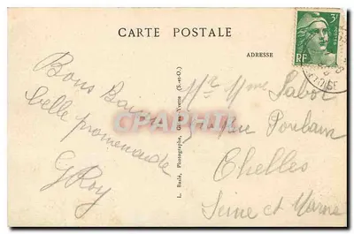Fontenay-les-Briis (S.-et-O.) — Wejście do zamku — L. Bailé, Fotograf — Rewers